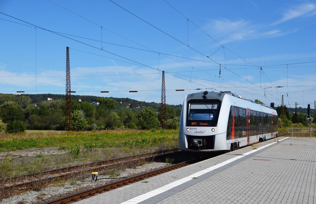 abellio 1648 920 als RB 80558 von Naumburg Ost nach Wangen, am 08.09.2020 in Naumburg Hbf. (Foto: Thomas Fritzsche)