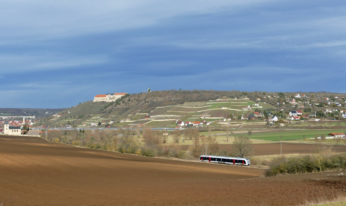abellio 1648 xxx als RB 80558 von Naumburg Ost nach Wangen, am 20.01.2021 bei Nißmitz. (Foto: Wolfgang Krolop)