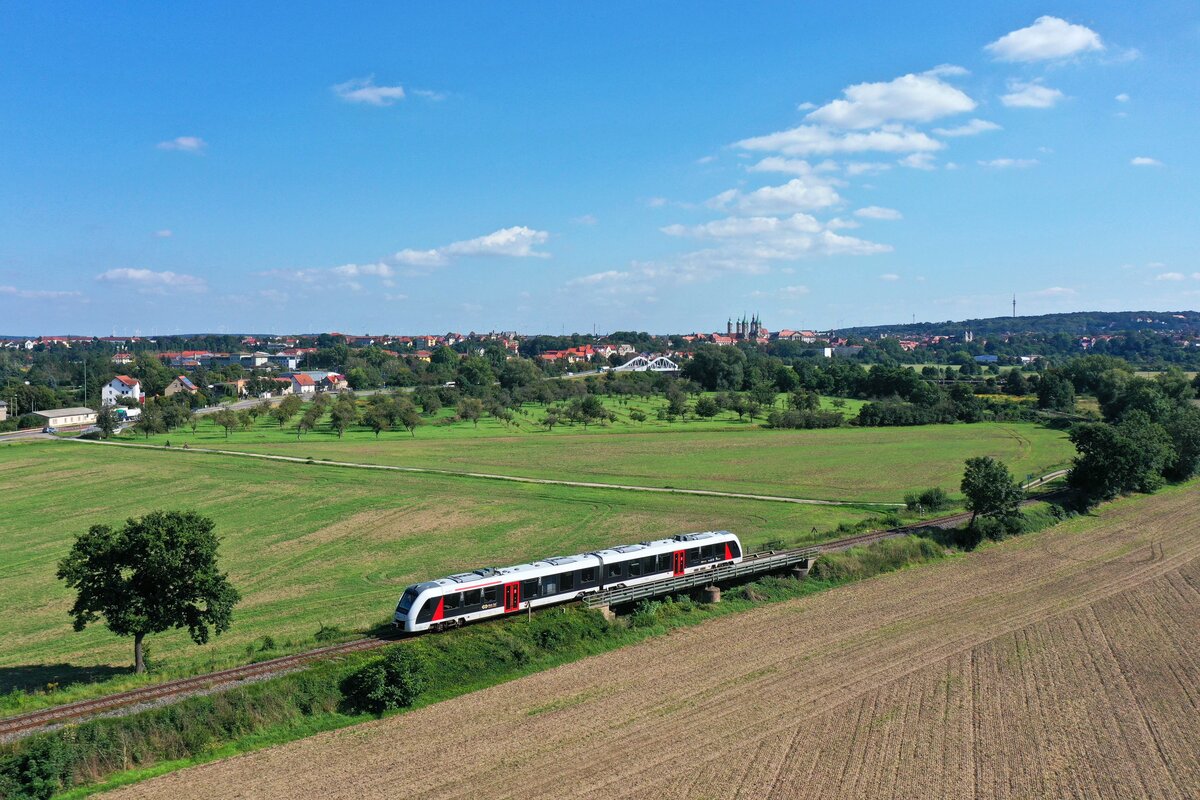 Abellio 648 435 als RB 80562 von Naumburg (S) Ost nach Wangen (U), Roßbach, am 03.09.2021 bei Roßbach. (Foto: Rene de Vries)