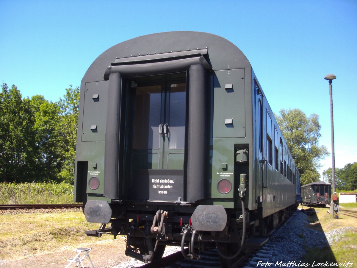 Abgestellter Bghw wagen im Bahnhof Putbus am 15.6.14