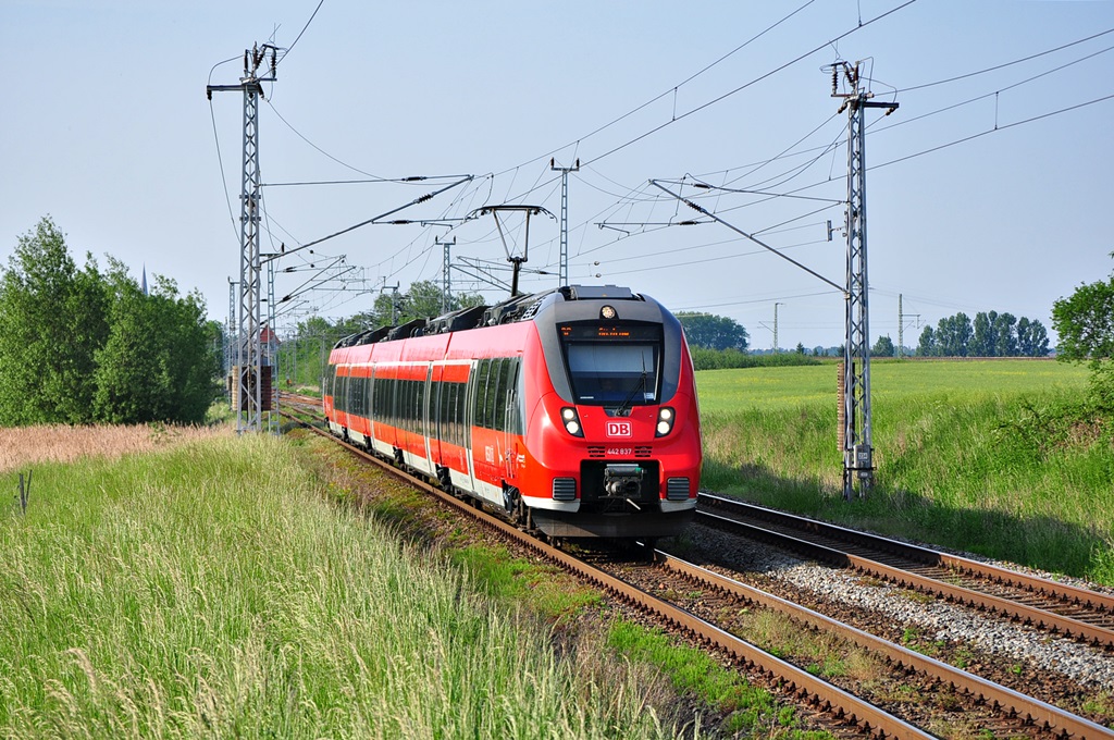 Als S2 nach Güstrow ist der 442 337 unterwegs.