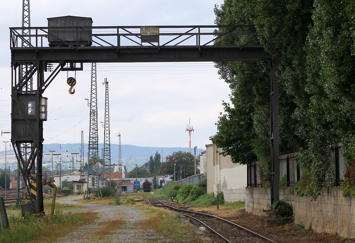 Alter Verladekran...Neuwied Gbf 15.09.2013