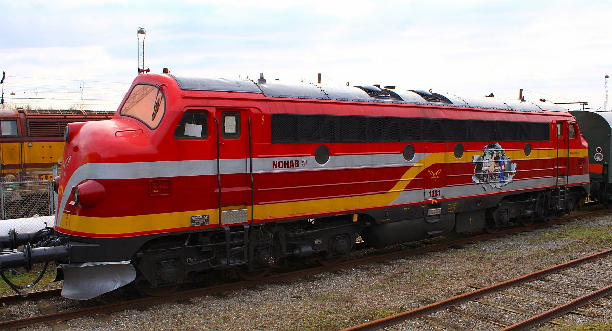 Altmark Rail MY 1131 oder 227 003-1  Malene  REV/AMR/31.08.21 zu Gast in Dänemark. Pattburg 06.03.2022 II