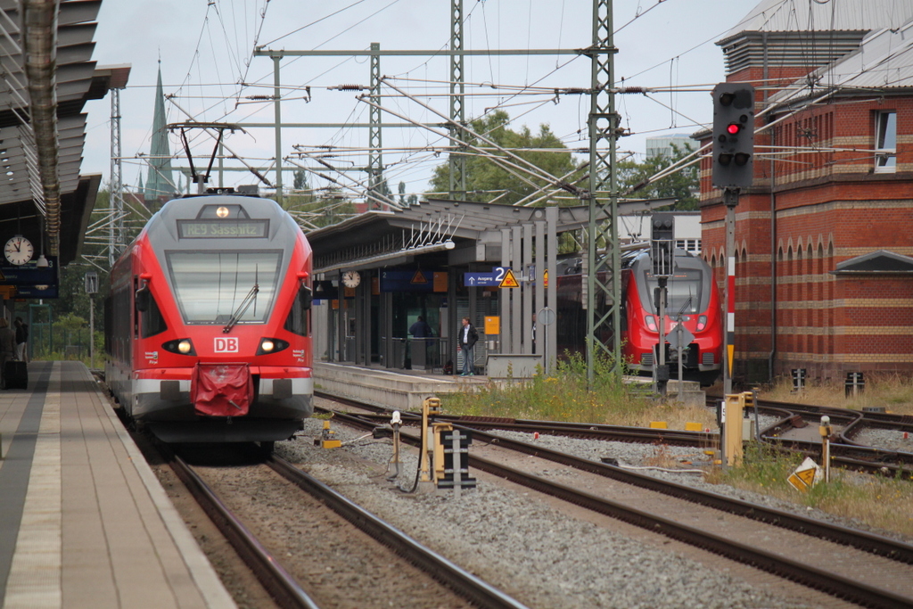 am 12.07.2014 haben sich RE9 und S3 im Rostocker Hbf getroffen.