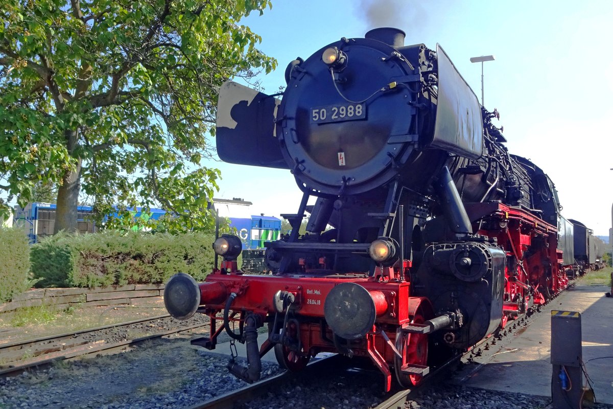 Am 15 September 2019 war 50 2988 ins Süddeutsches Eisenbahnmuseum Heilbronn. 