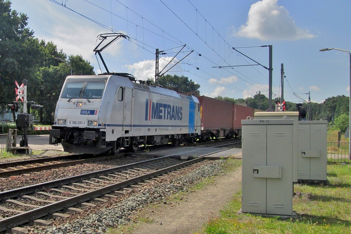 Am 18 Juli 2016 treft Metrans 186 291 in Venlo ein.