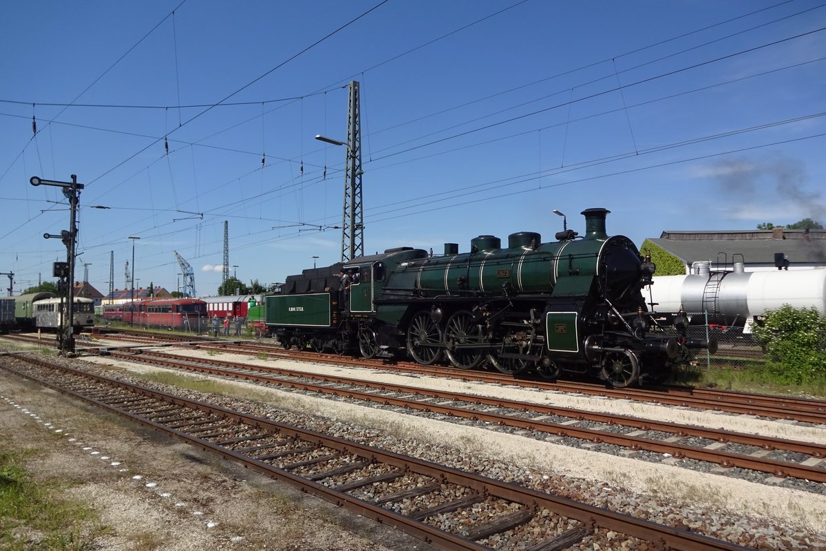 Am 2 Juni 2019 steht der Stolz des BEMs in Nördlingen, die 3673, ins Heimatbw.