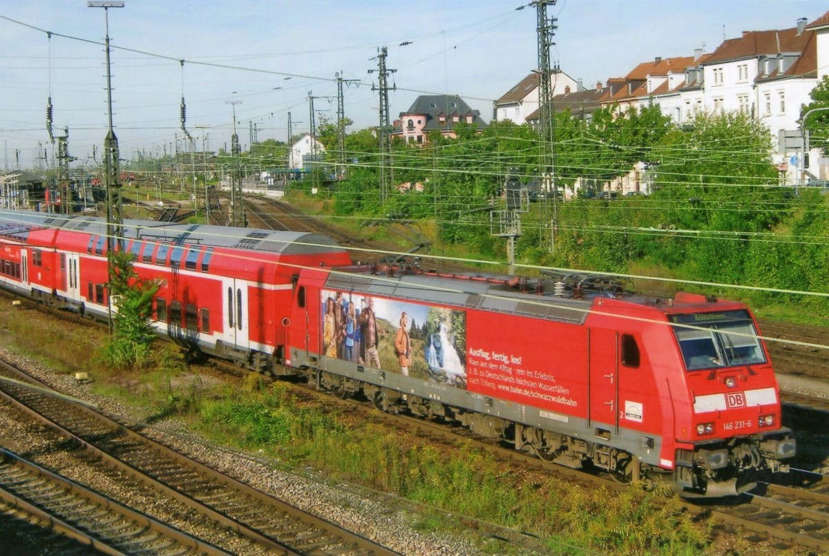 Am 20 September 2009 verlsst 146 231 Offenburg.