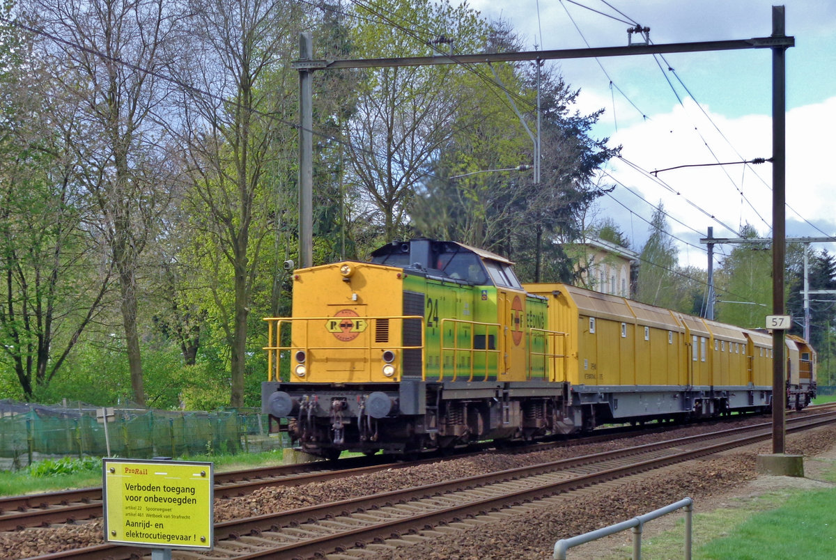 Am 21 April 2017 durchfahrt RF 24 Wijchen.