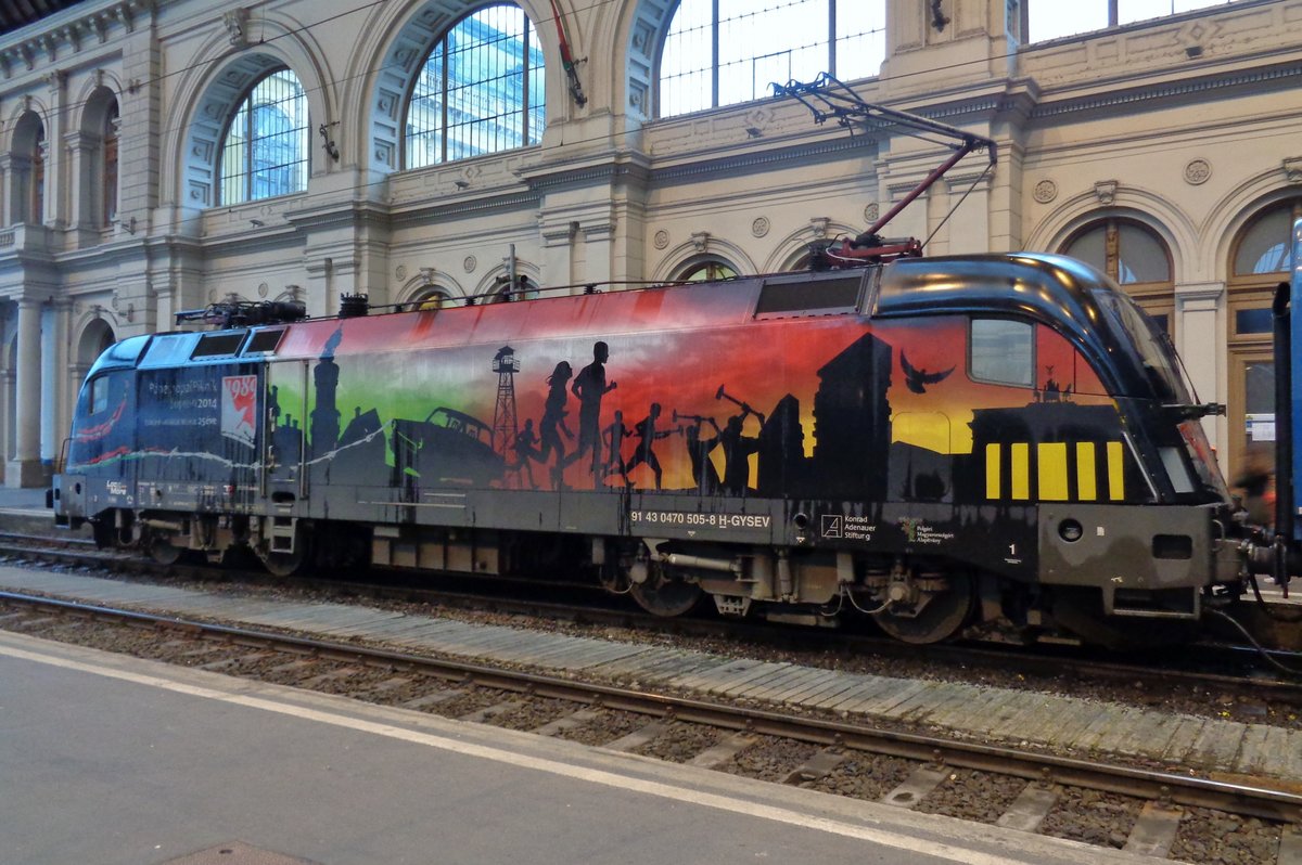 Am 21 September 2017 meldet sich GySEV 470 505 in Budapest-Keleti.