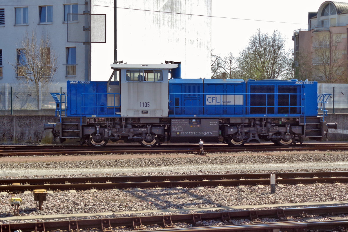 Am 22 September 2019 steht CFL 1105 in Luxembourg. 
