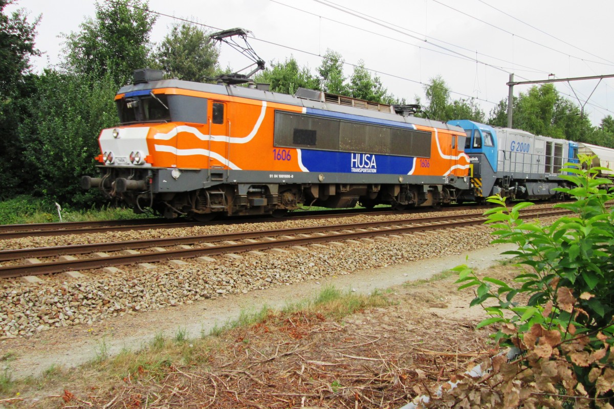 Am 28 Augustus 2013 überraschte mich HUSA 1606 mit KLV bei Alverna; jedoch könnte ein Notbild geschossen werden. Leider kist HUSA in die Niederlände in Februar 2014 aus das Eisenbahngeschehen ausgetritten.