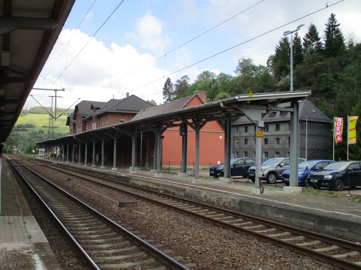 Am 28.Mai 2020,verschlug es mich zum frühren Grenzbahnhof Probstzella.