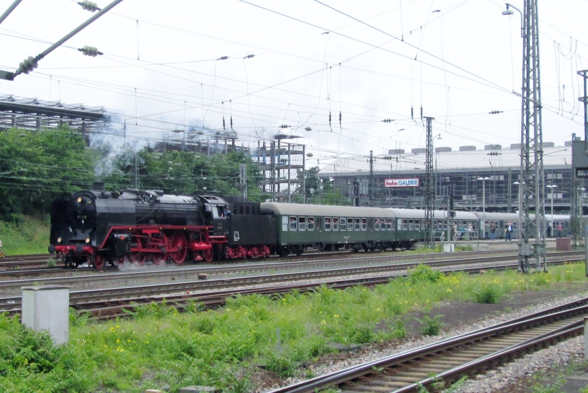 Am 29 Mai 2014 war 01 118 in Darmstadt Hbf.