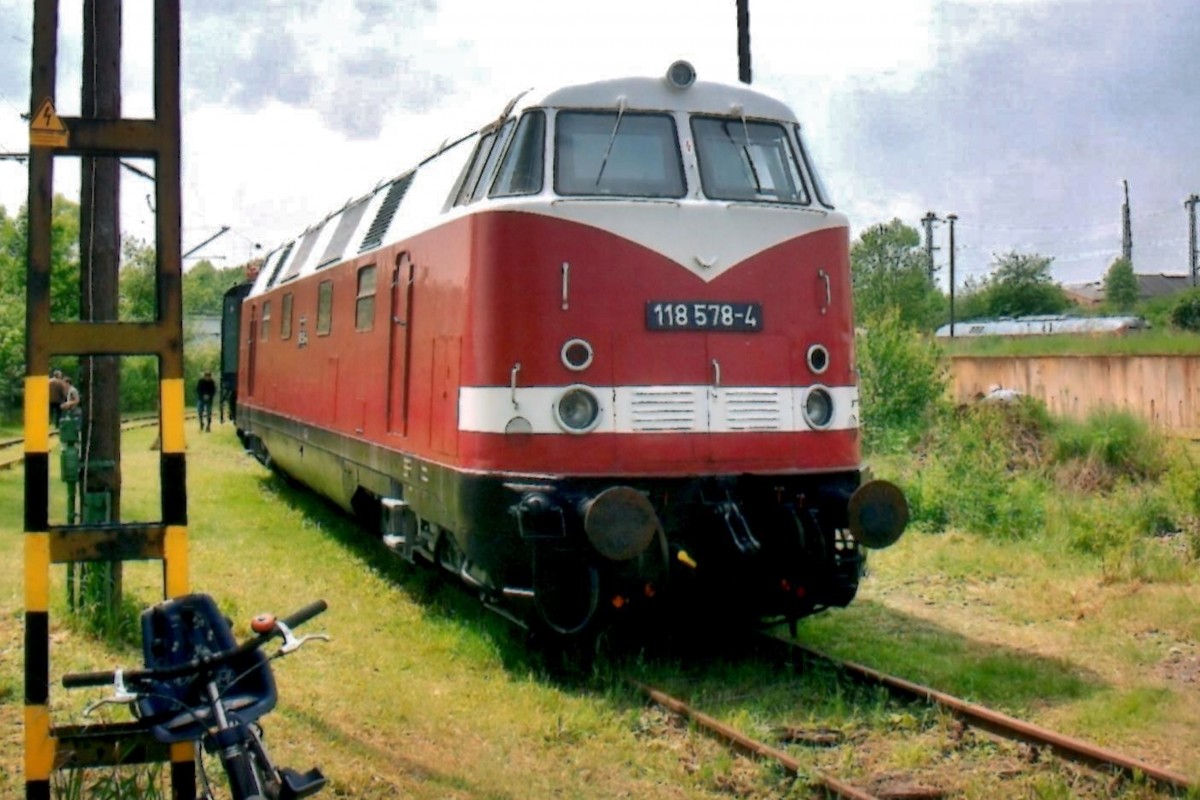 Am 30 Mai 2010 steht 118 578 ins Bw Weimar.