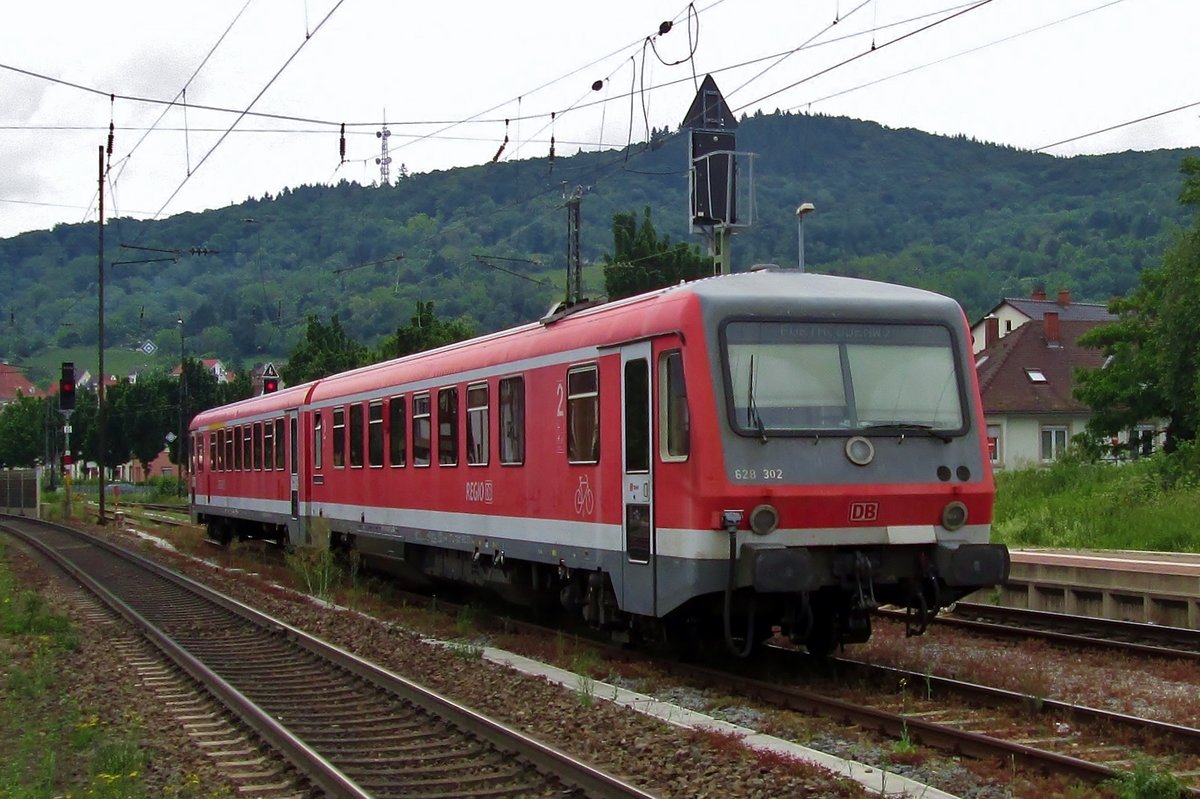 Am 31 Mai 2014 steht 628 302 in Weinheim. 