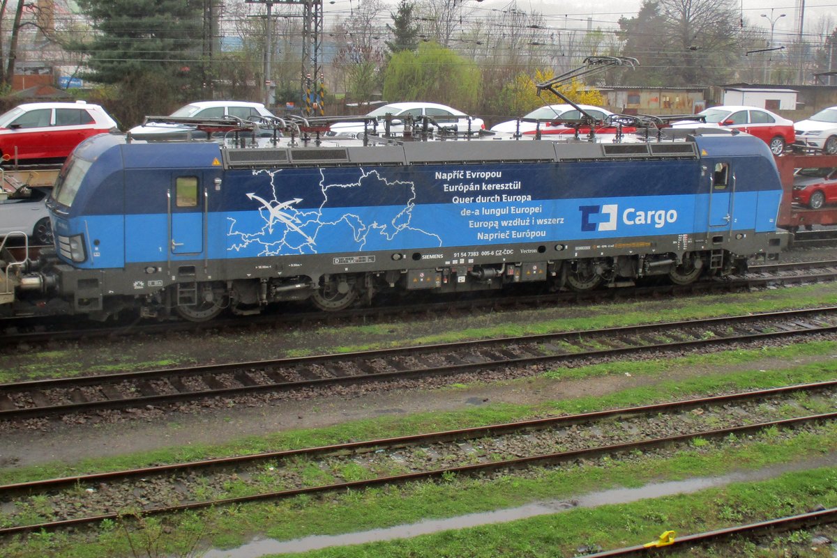 Am 7 April 2018 steht 383 005 in Decin-Vychod. 