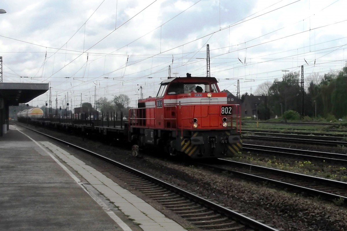 Am 7 Jnner 2014 durchfahrt RBH 802 Oberhausen Osterfeld Sd.