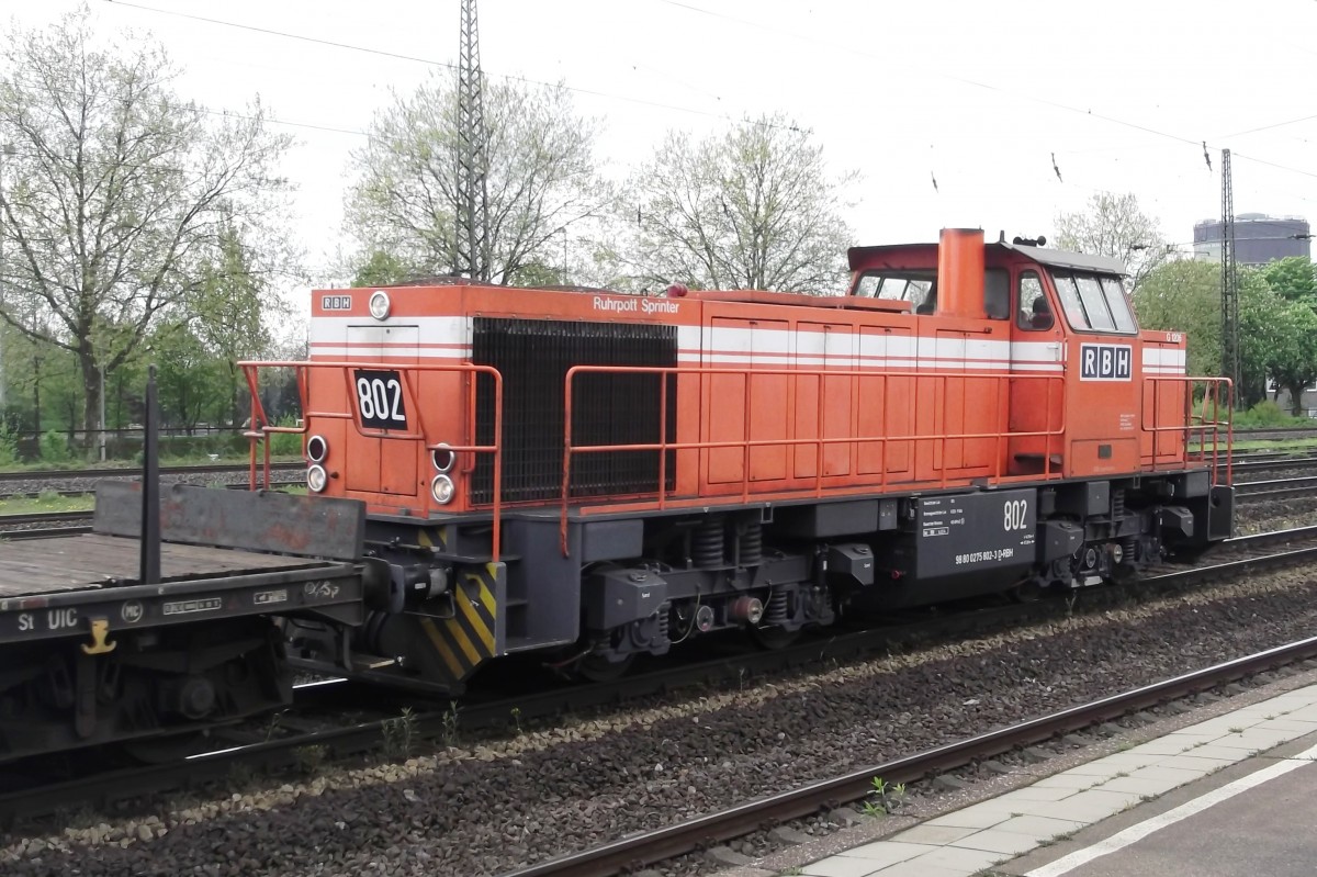 Am 7 Jnner 2014 durchfahrt RBH 802 Oberhausen Osterfeld Sd.