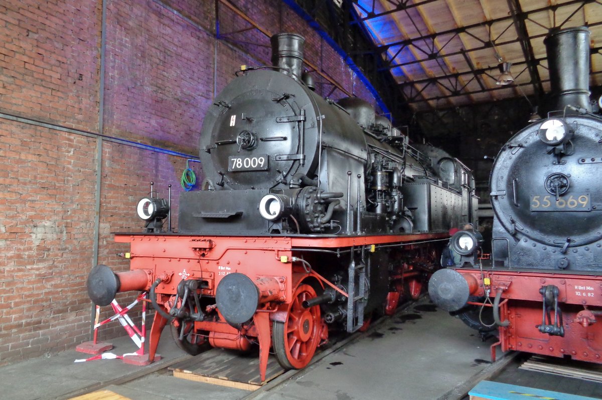 Am 8 April 2018 steht 78 009 ins Bw Dresden-Alstadt. 