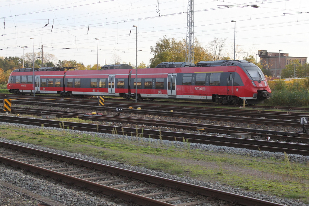 Am Nachmittag des 25.10.2019 stand der Berliner Bouletten Hamster im Rostocker Hbf.