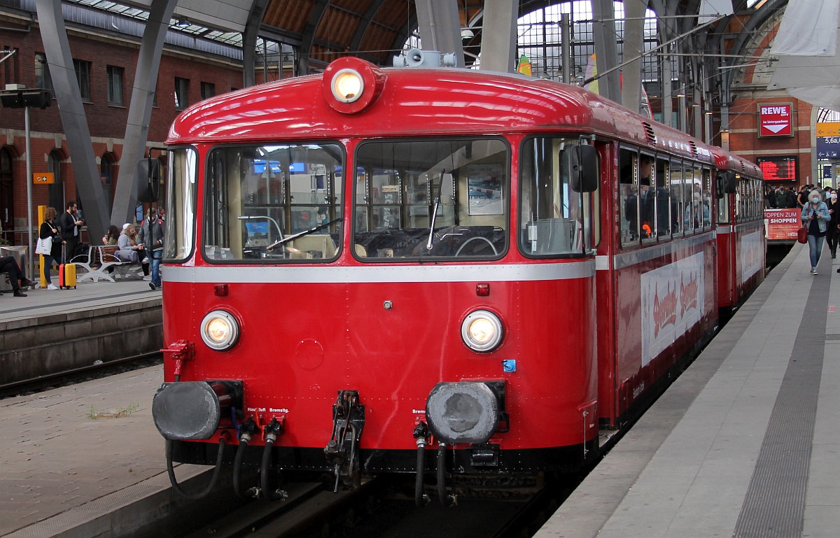 Angelner Dampfeisenbahn VT 03.08(798 308-2) und 03.09(798 309-0), Kiel Hbf 28.08.2020 