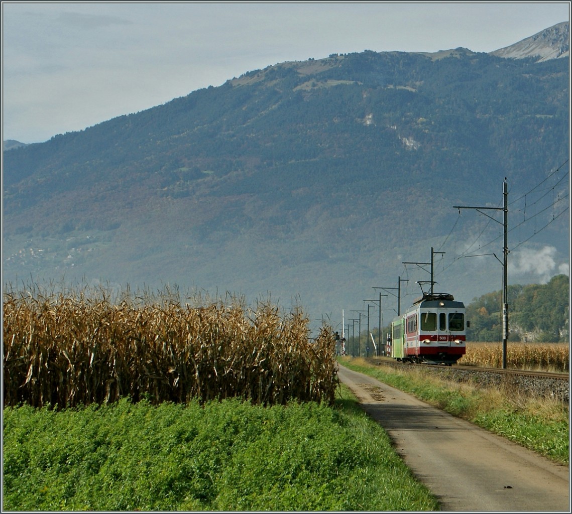 AOMC Regionalzug bei Villy.
25. Okt. 2013