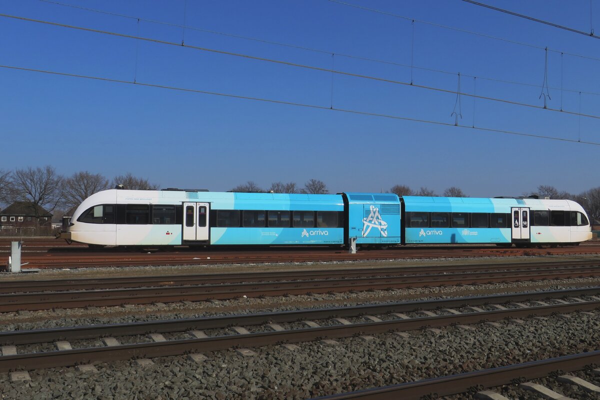 Arriva 238 steht am 5 März 2022 in Blerick abgestellt.