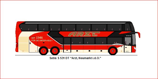 Arzt, Seligenporten - Setra S 531 DT