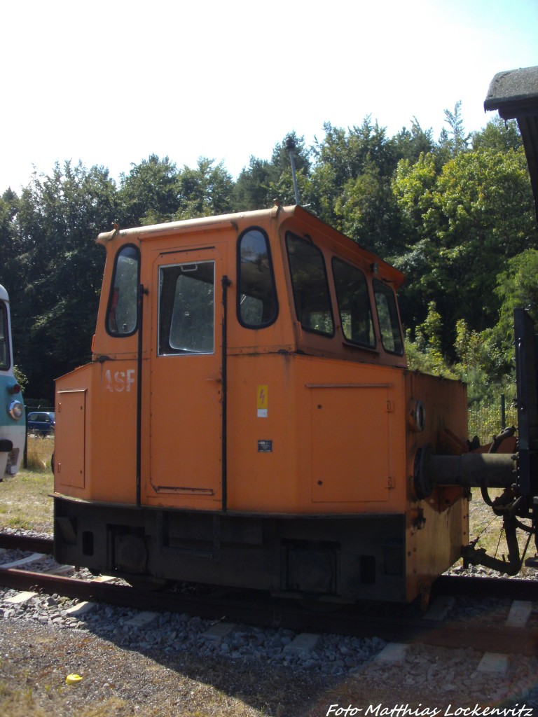 ASF der UBB abgestellt im Bahnhof Heringsdorf am 25.7.14