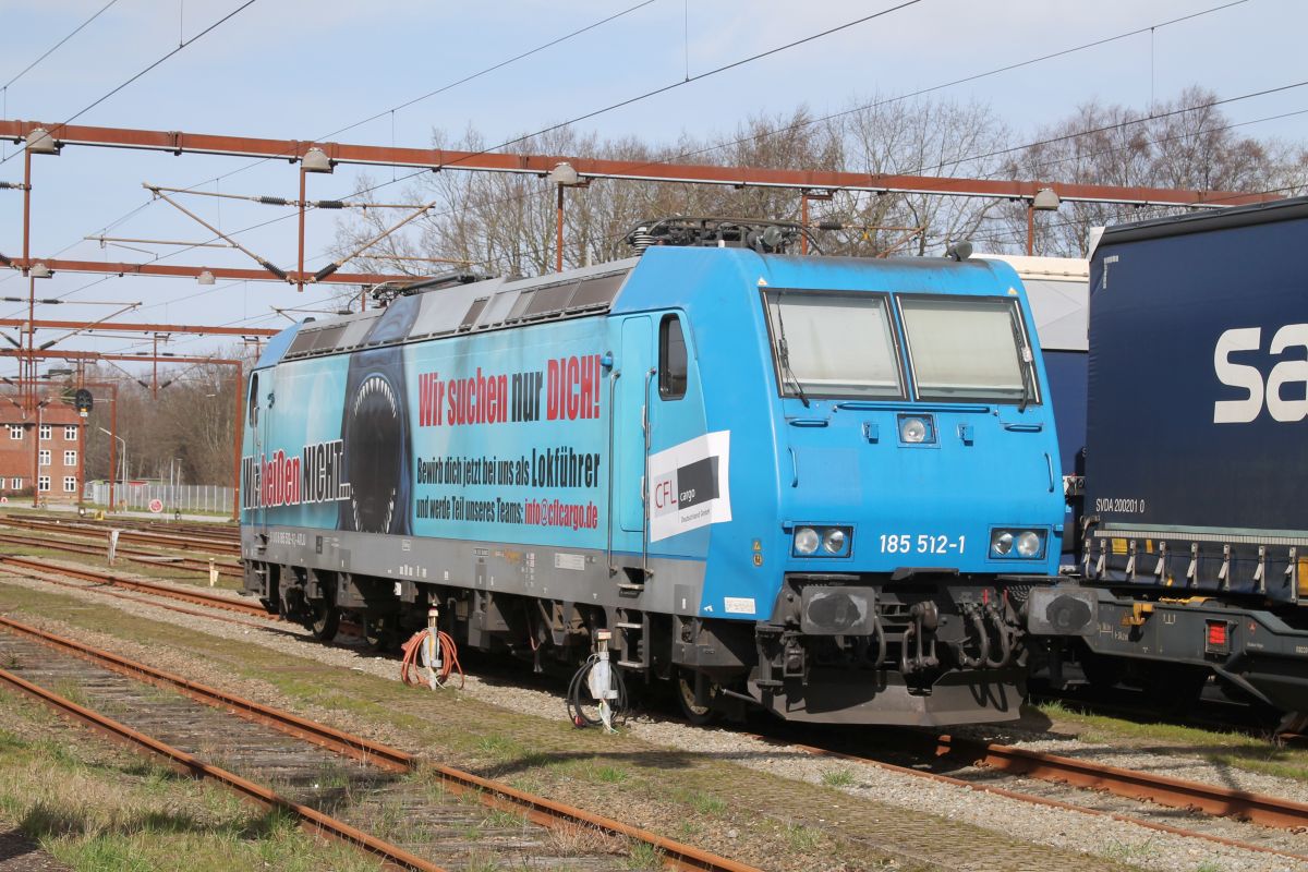 ATLU/CFL Cargo 185 512-1 Padborg/DK 23.03.2019 