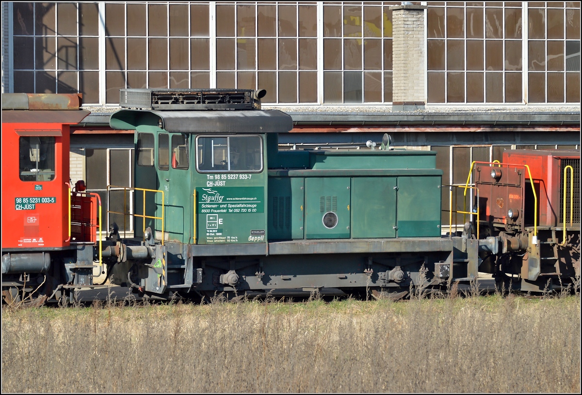 Aus der Traktorensammlung bei Stauffer in Frauenfeld, Tm 237 933-7, Seppli. Februar 2014. 