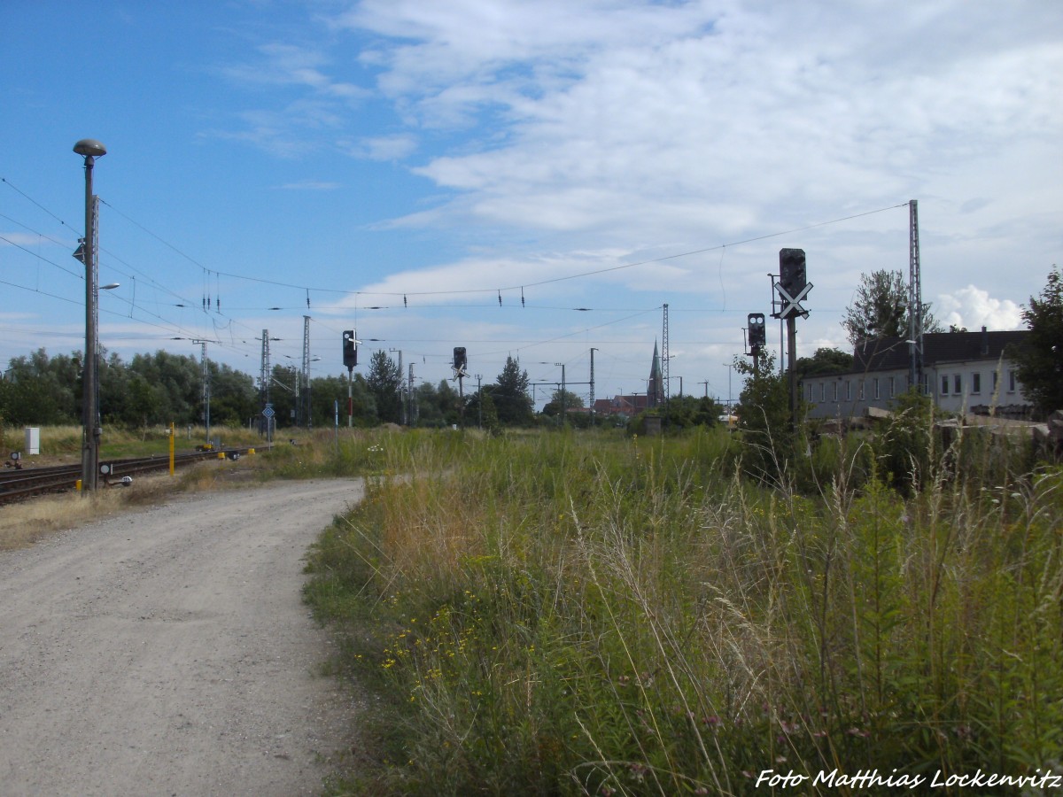 Ausgediente Signale in Schwerin am 13.7.14