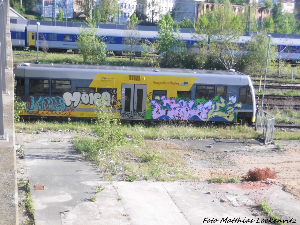 Ausrangierter 672 XXX in Leipzig am 8.5.16