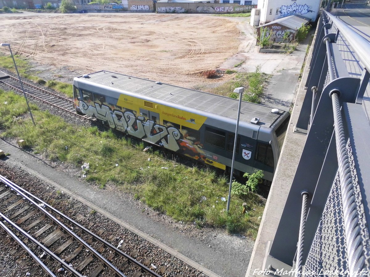 Ausrangierter 672 XXX in Leipzig am 8.5.16