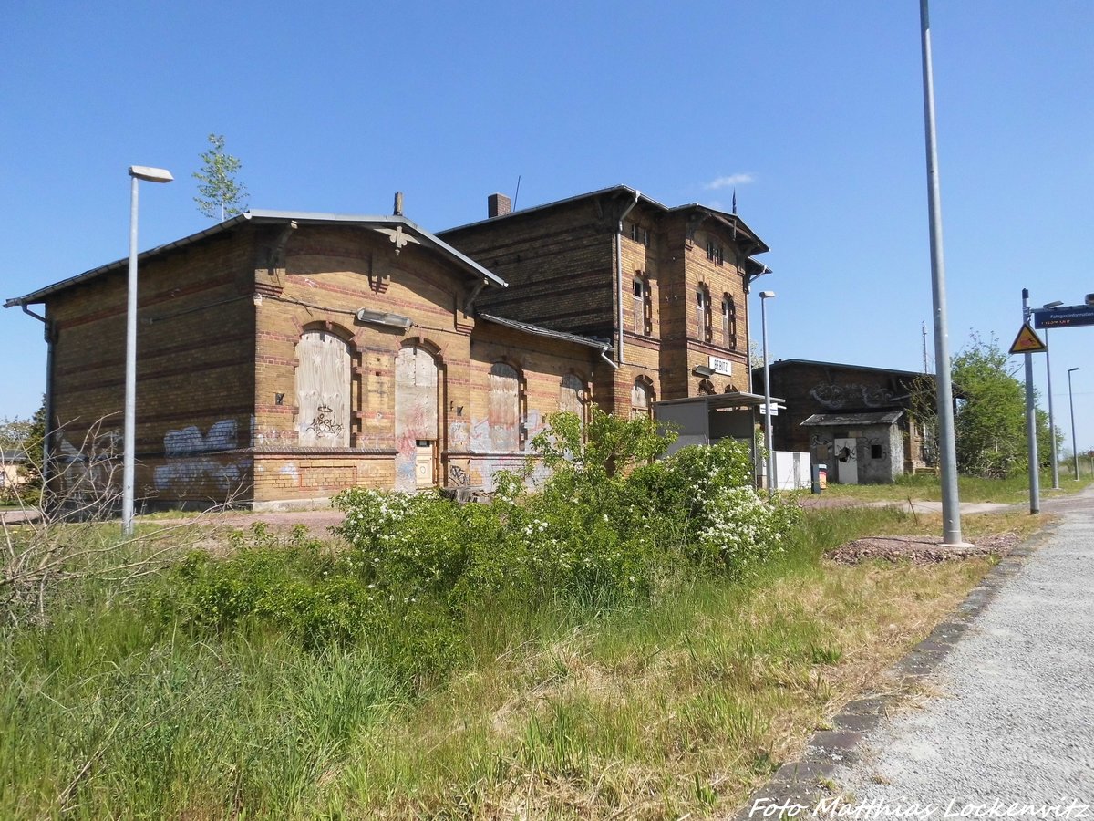 Bahnhof Bebitz am 5.5.16