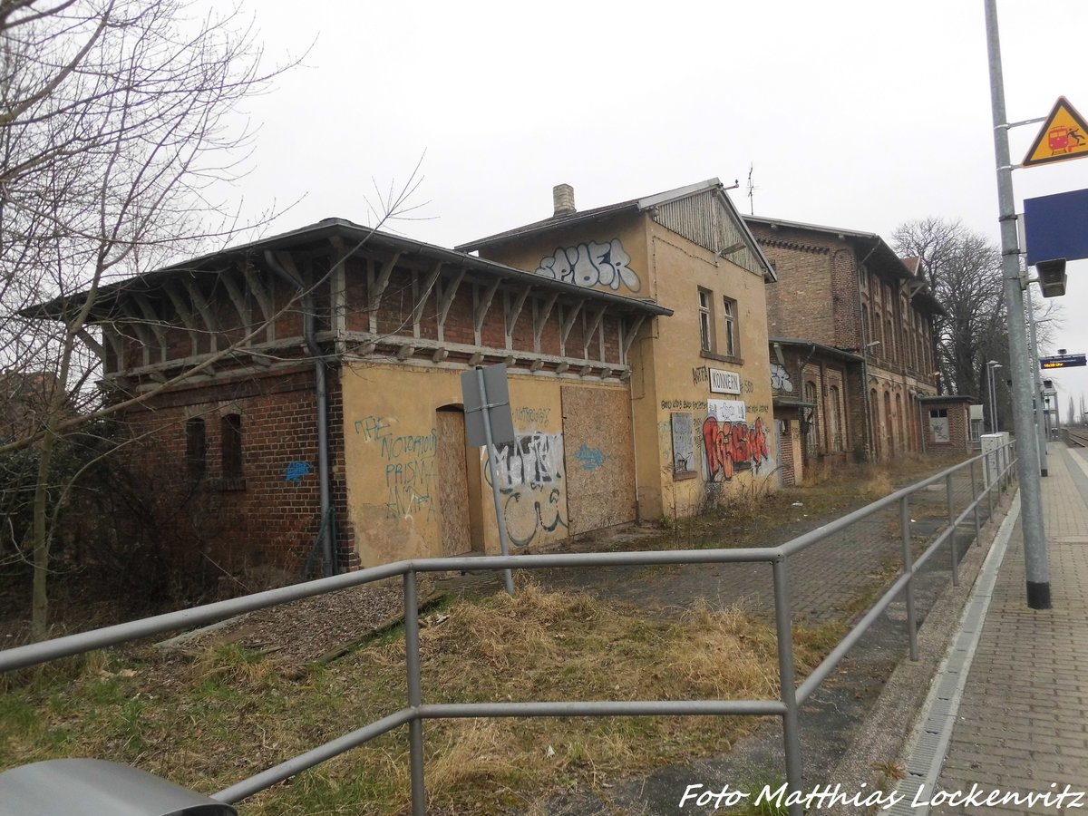 Bahnhof Knnern am 12.3.16