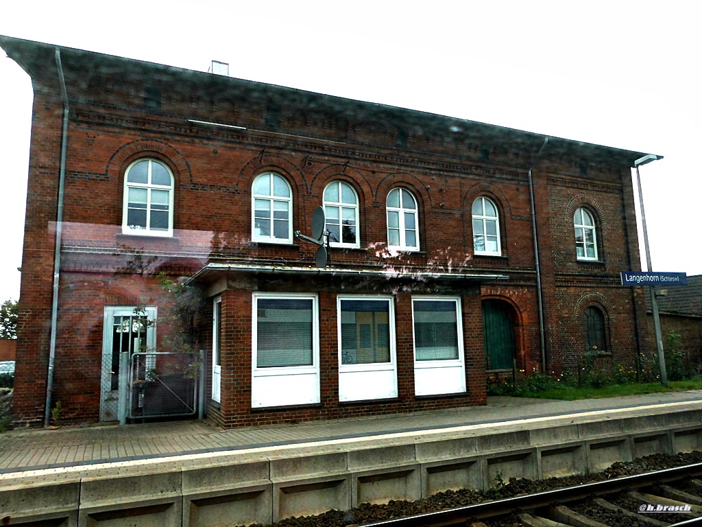 bahnhof langenhorn in SH,aufgenommen am 13.10.15