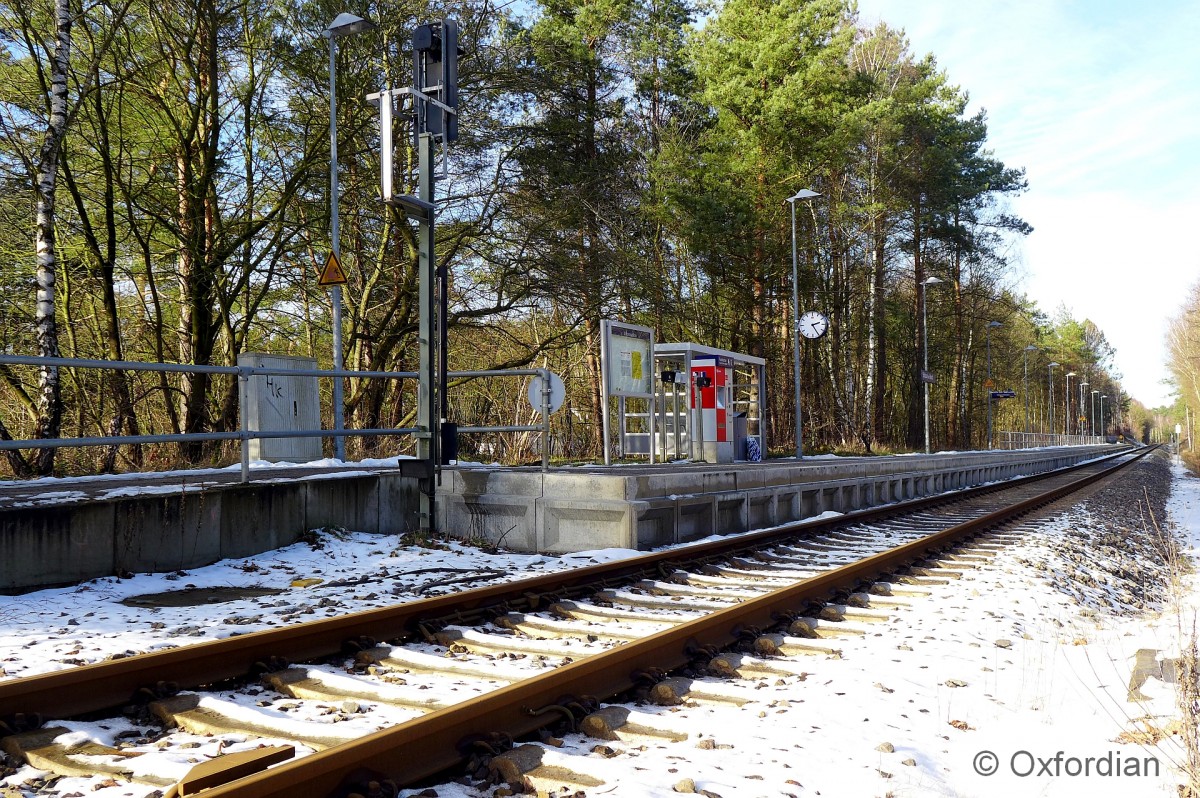 Bahnhof Soltau (Han) Nord in der Lüneburger Heide.