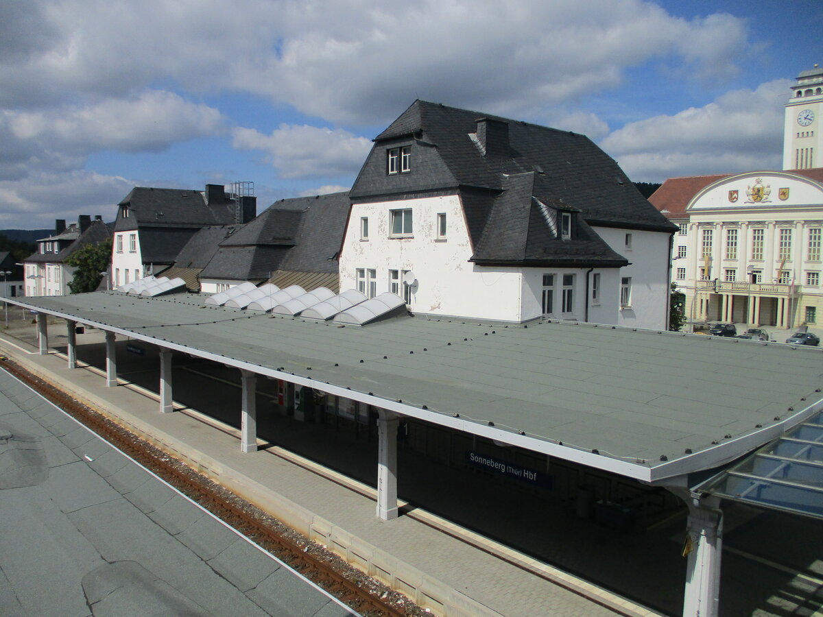 Bahnhof Sonneberg am 01.September 2021.