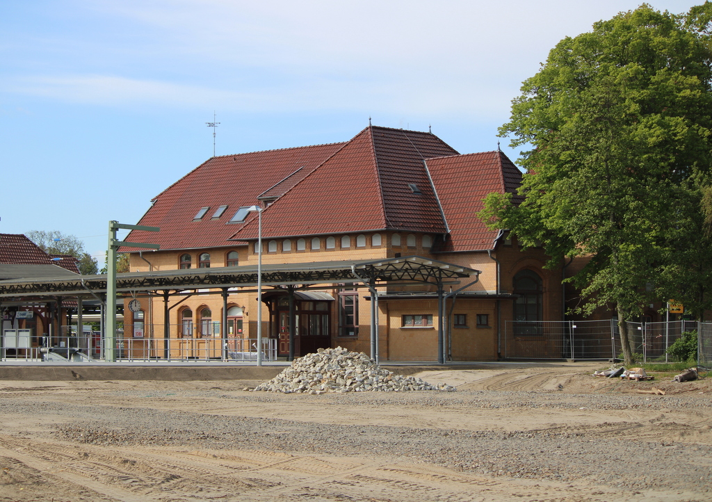 Bahnhof Warnemünde am 16.05.2020