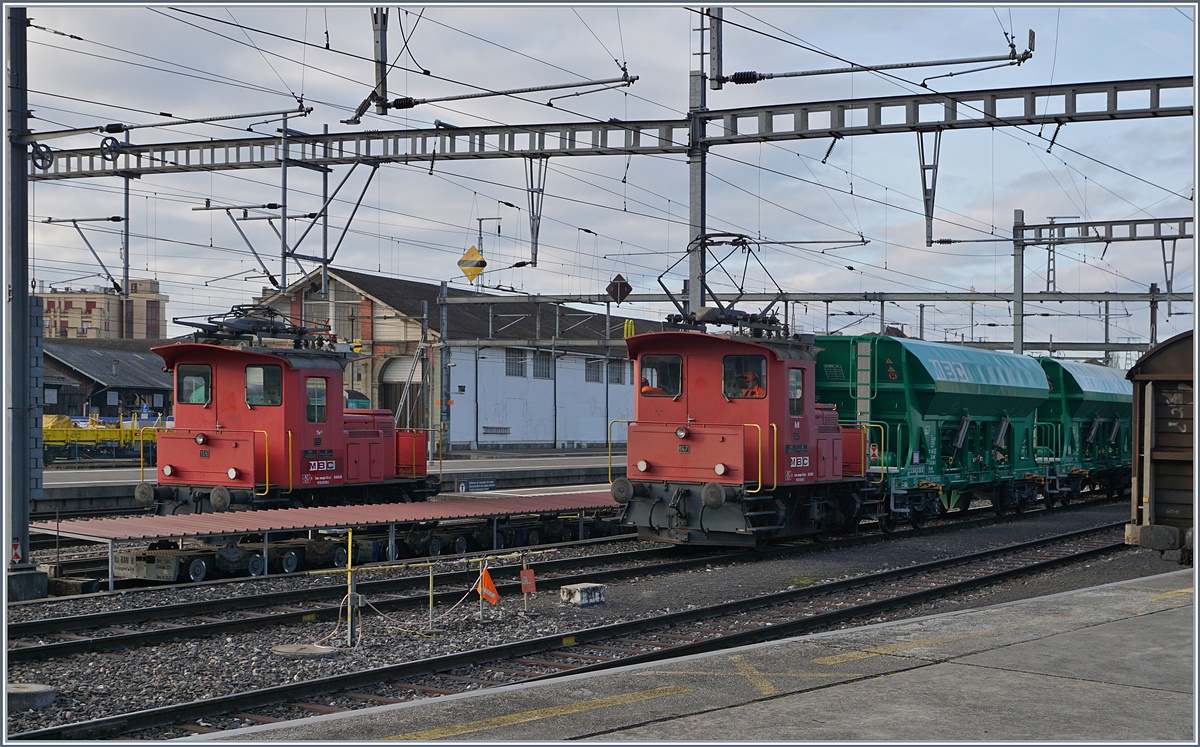 BAM Te III 147 im Einsatz und BAM Te III 155. 
22. Feb. 2017 