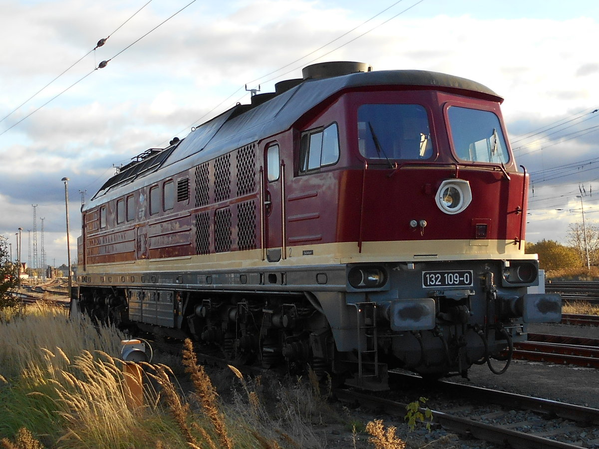 Bei der LEG 132 109,mußte ich,am 27.Oktober 2018,in Angermünde schon einen längeren Fussmarsch vom Bahnhof zum Abstellplatz einlegen.Am Ende hatten sich die Strapazen und die Blase am Fuß gelohnt.