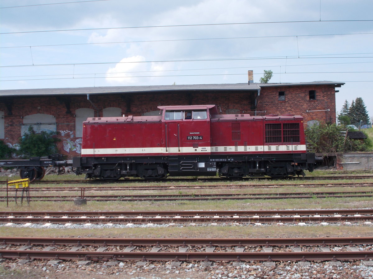 Bevor die MTEG 112 703-4,am 19.Mai 2016,nach Putbus fuhr stand Sie in Bergen/Rügen.