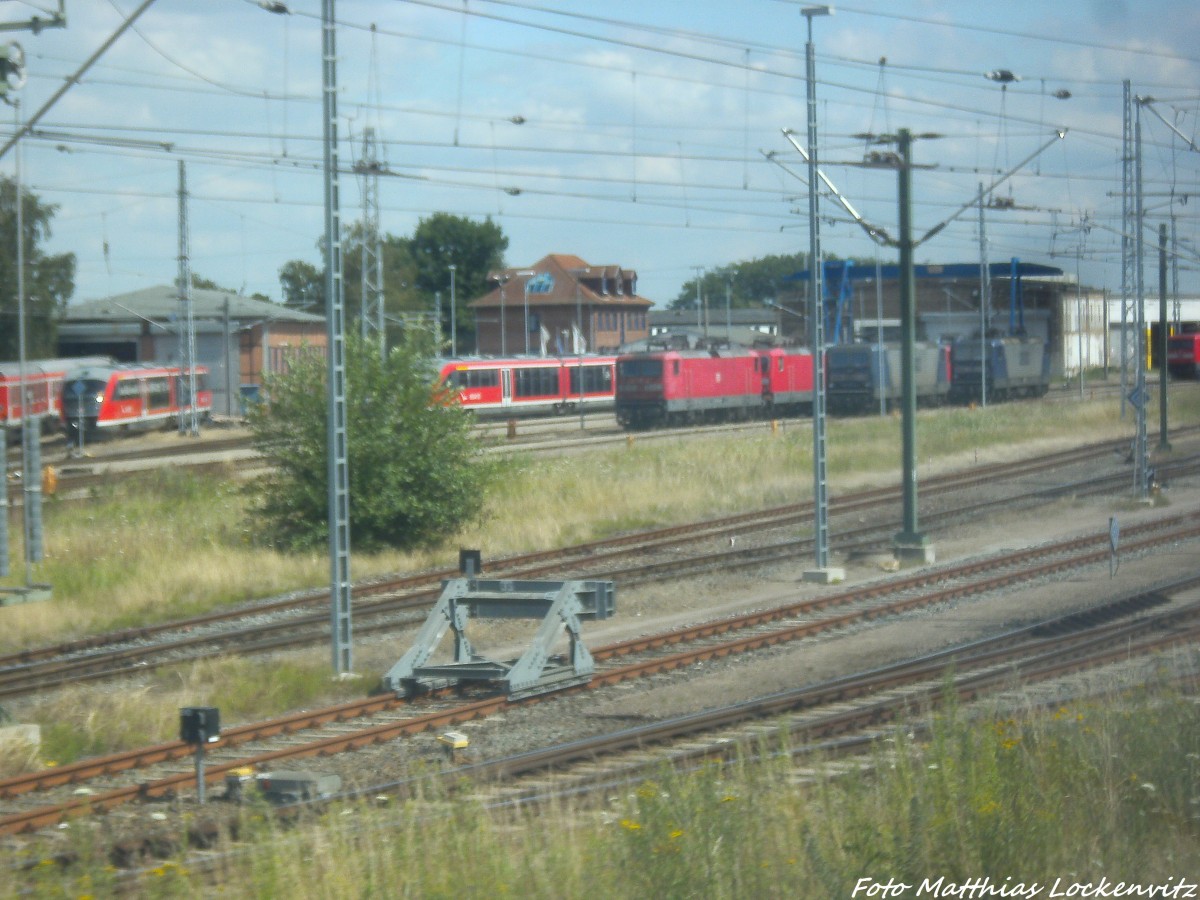 Blick auf das BW Rostock am 15.7.14