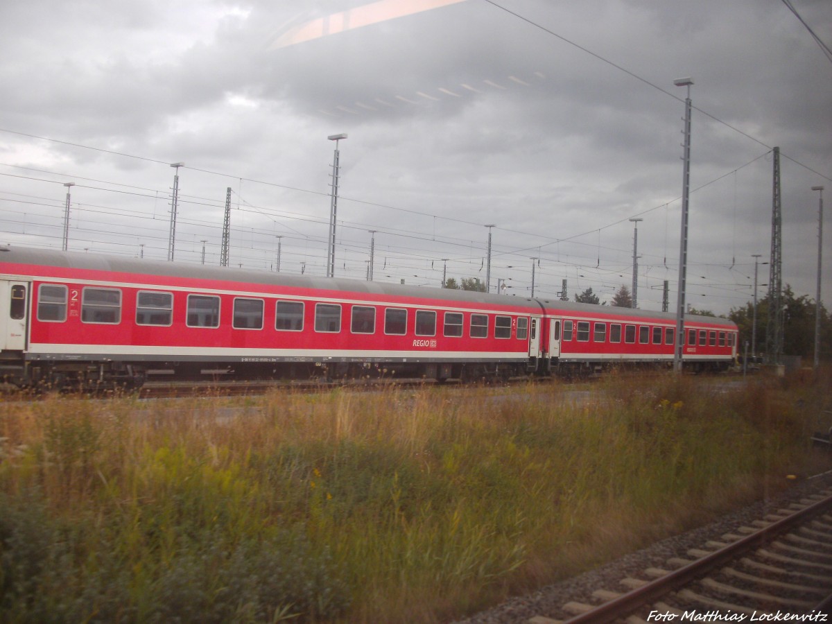 Blick auf das BW Rostock ausm IC2216 am 1.9.13