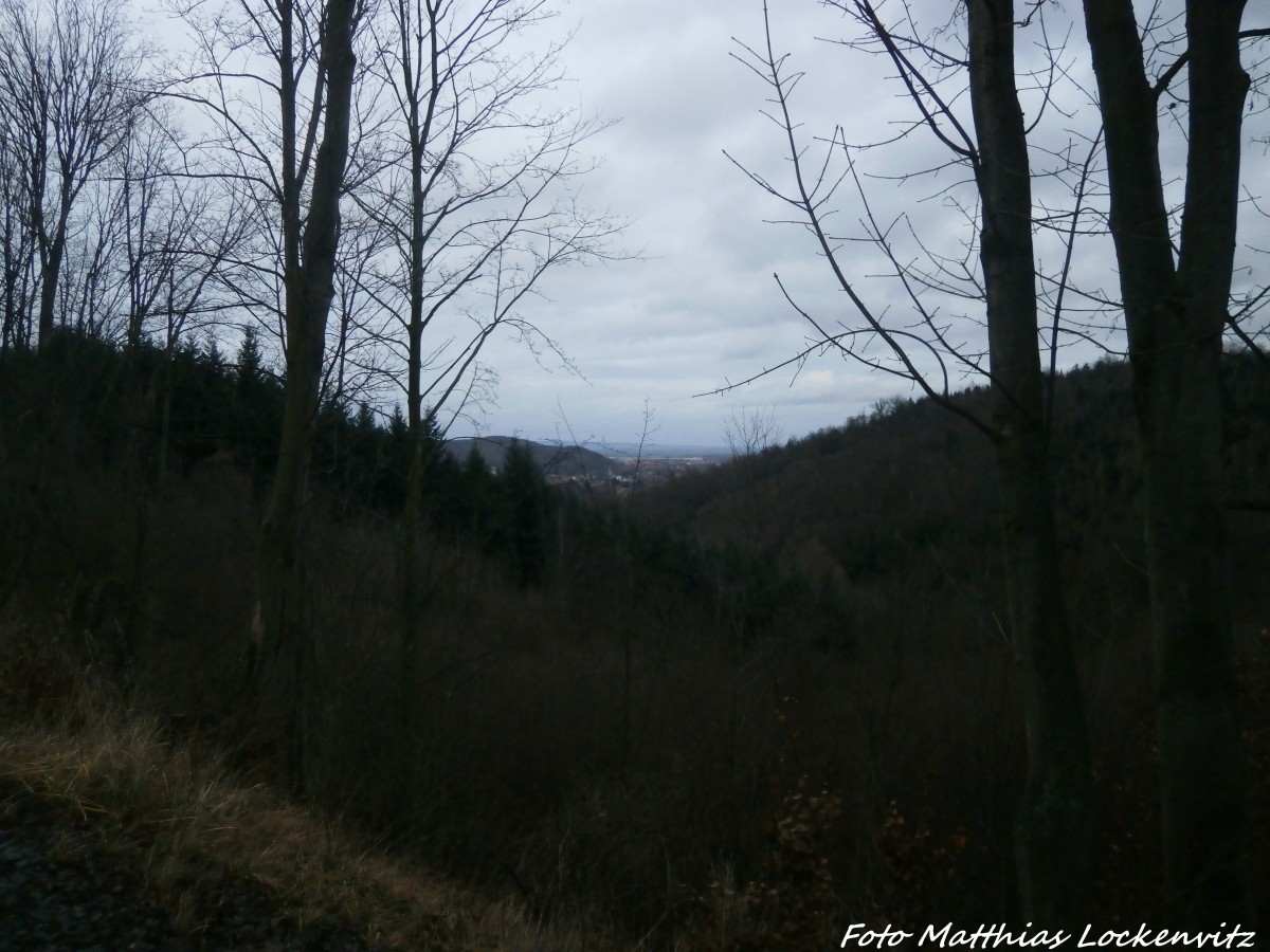 Blick in Richtung Wernigerode am 21.12.14