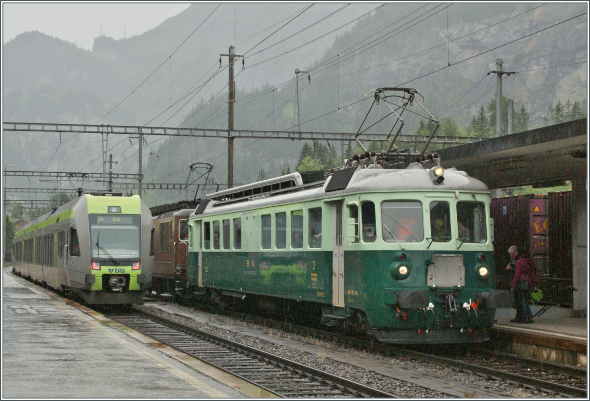 BLS Regionalverkehr damals und heute...
Kandersteg, den 29. Juni 2013