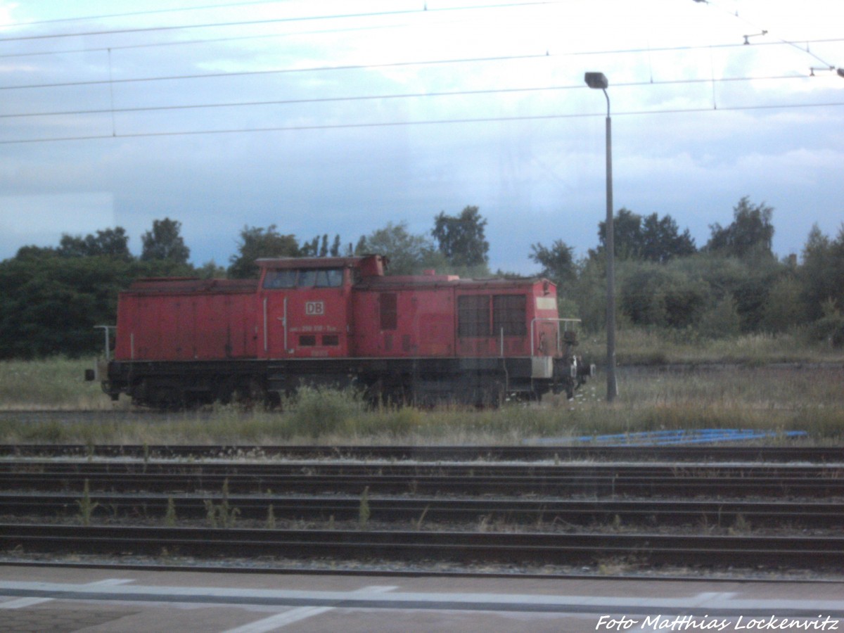 BR 298 abgestellt im Bahnhof Stralsund Hbf am 13.7.14