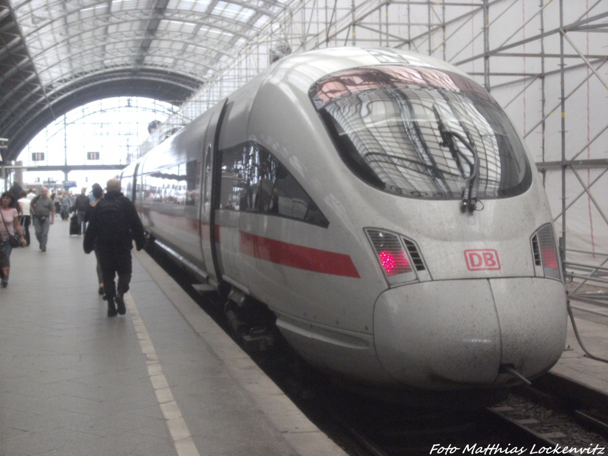 BR 411 im Bahnhof Leipzig Hbf am 8.9.14